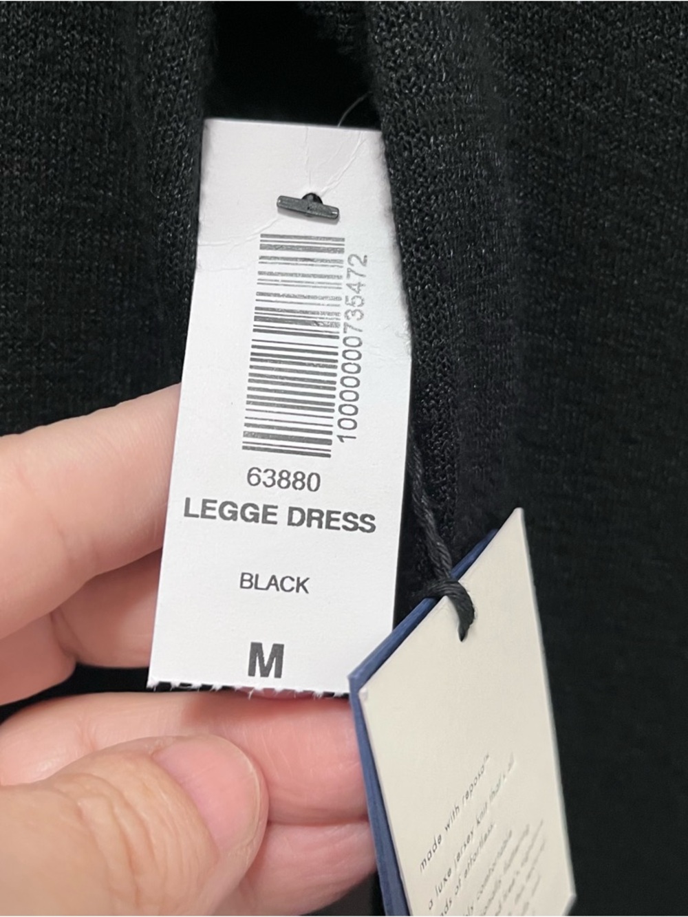 NWT Wilfred Free Legge Dress – Black Off-the-Shoulder Mini Dress – Size Medium - Picture 5 of 12